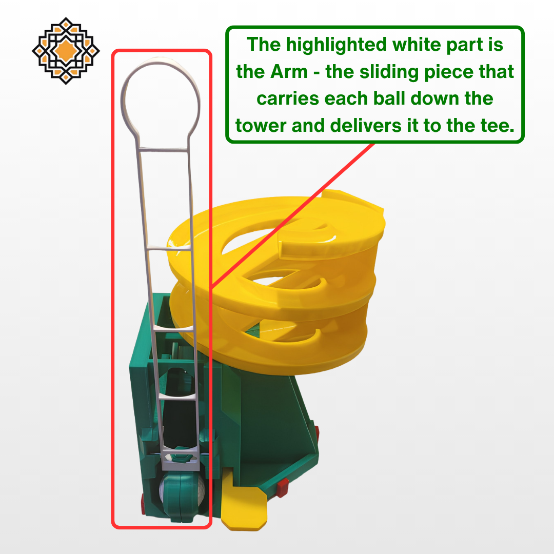 Golf Ball Dispenser - Arm