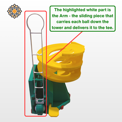 Golf Ball Dispenser - Arm